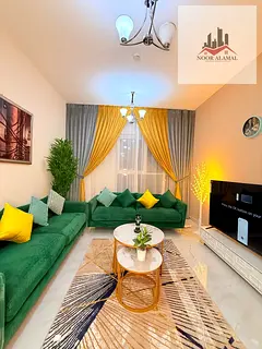 **🏡 Brand-New Luxury Apartment for Rent – Al Taawun, Sharjah** ✨ **First Tenant | Fully Furni