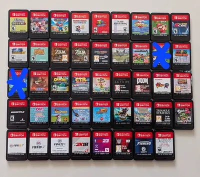 Nintendo Switch Games Mario pokemon Minecraft pokemon animal crossing Zelda crash sonic doom Splatoo