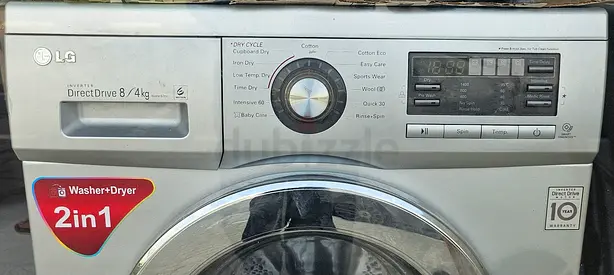 LG WASHING MACHINE 8/4KG FOR SALE