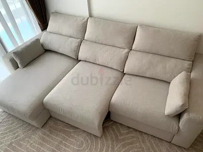 IKEA Esklstuna L shape Sofa bed Beige