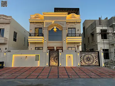 Excellent classic villa in Al Helio 2, Ajman, including registration fees, freehold ownership for all nationalities