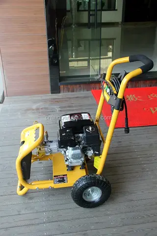 Used Petrol Pressure Washer / Power Washer - Portable with Wheels