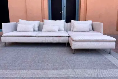 Perfect condition IKEA Sodhremn L Shape Sofa Beige