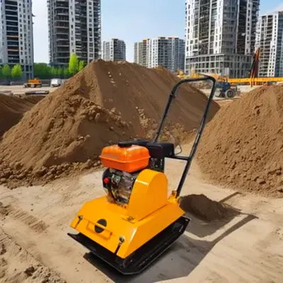 Used Reversible Plate Compactor - Petrol, Heavy Duty for Construction