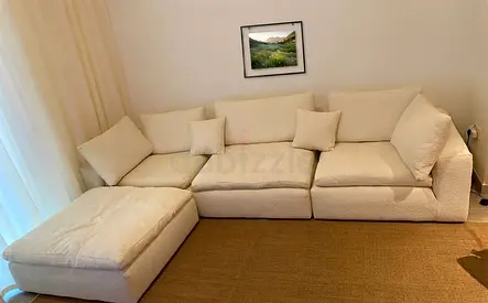 Brand-new luxury modular sofa with premium feather-filled cushions, available in different colors a