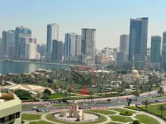 no security deposit Luxury sea-view 2BHK apartment with balcony A/C easy payment plan prime location