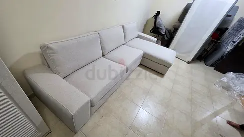 IKEA Kivik L Shape Sofa Beige
