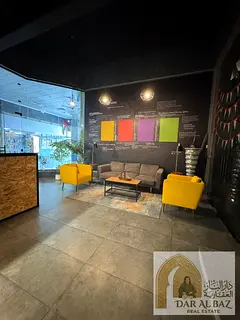 Fully furnished duplex office for annual rent in Al Majaz 2 on Sharjah Corniche. Spacious, high-end