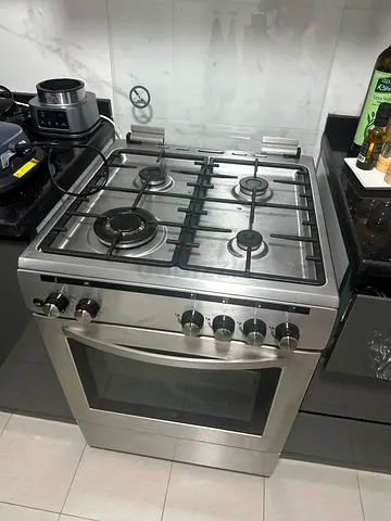 Hoover 4 burner gas cooker 60x60cm