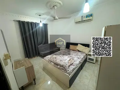 Luxury one-bedroom, one-living-room furnished apartment for monthly rent in Al-Rawda 3 – Strategic location. Take the opportunity to live in one of th