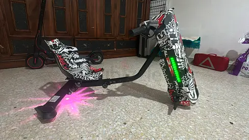 Electric Drifting Scooter with LED Lights