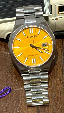 Citizen yellow dial automatic original 100% watch no box
