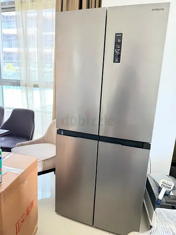 Hitachi 4-Door French Door Fridge Freezer 466L. Excellent Condition