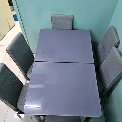 Dining table with 6 chairs for sale