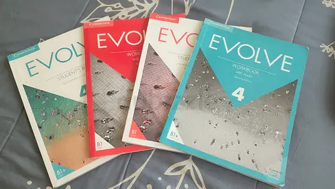 Evolve English course books and workbook set - Level 3-4 (Cambridge) - used