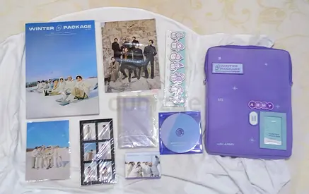 BTS Winter Package photobook + DVD set with pouch and extras