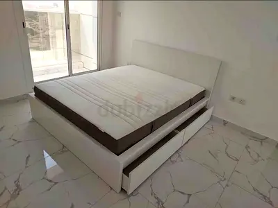 Ikea Malm bed with mattress queen size