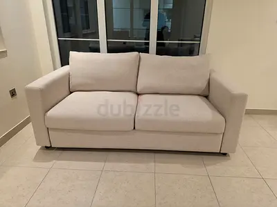 Ikea vimle Two Seater Sofa Bed Beige