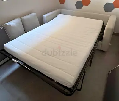 Vimle Comfortable Pull-Out Sofa Bed with Mattress