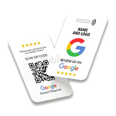 Google NFC review card