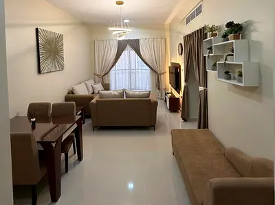 1BHK for monthly rent in Ajman - Al Jurf 2 | Includes bills and internet - Book now! ✅Fully Furnished Luxury furniture.