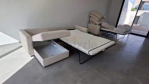 Ikea vimle L shape sofa Bed Beige