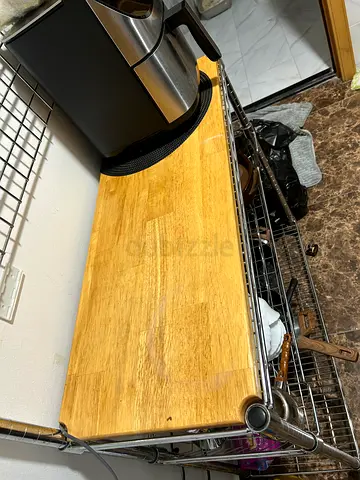 Stainless steel kitchen shelves