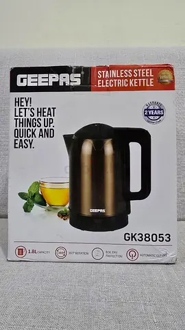 Geepas Stainless Steel Electric Kettle 1.8L