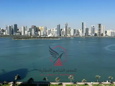 Beautiful 2BR apartment for rent in Al Majaz 3, central AC, balcony with a stunning sea view.