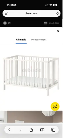 IKEA Gulliver white Cot