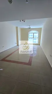 Annual rent in Ajman, Al Rashidiya 3 area, next to Al Day Today building. Suitable for families. Two