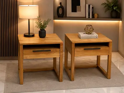 Crate and barrel Nightstands Linea II Natural