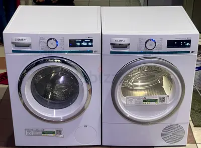 Free Delivery- SIEMENS iQ700 9KG Washer 9KG 💯 Dryer Separate Set With Wi-Fi Connection 60x60