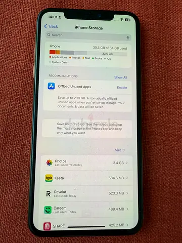 iPhone XS Max - Good Working Condition, 64GB, Clean iOS