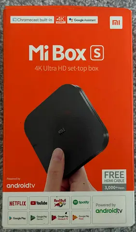 Mi Box S 4K Android TV set-top box (Chromecast built-in) - boxed