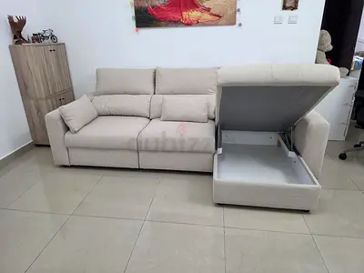 Ikea Eskilstuna L Shape Sofa Bed Beige