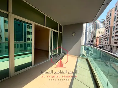 The most luxurious and spacious two-bedroom master apartment with a balcony view, central air conditioning, parking, gym, and swimming pool for free,