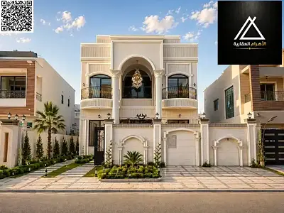Two-story villa with a roof terrace, classic design, and dual-street frontage; price includes electricity and water. Freehold ownership available to a