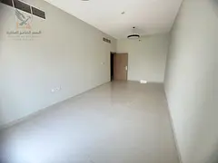 Three-bedroom apartment with a living room for annual rent in Al Jurf 2, Ajman. Private parking and 