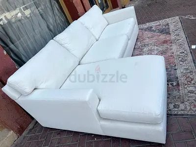 Crate&barrel L shape Shape Sofa Beige