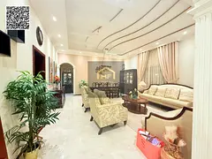 Luxury villa for sale in Ajman, Al Rawda 2 | 5 master bedrooms | Includes electricity, water, and ai