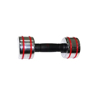 Steel Chromed Dumbbell 5Kg Multicolor- Brand New