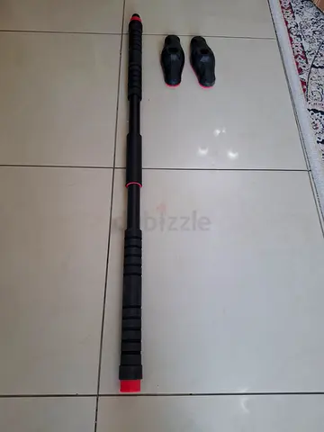 Adjustable Fitness Pull-Up / Stretching Bar with Foot Supports