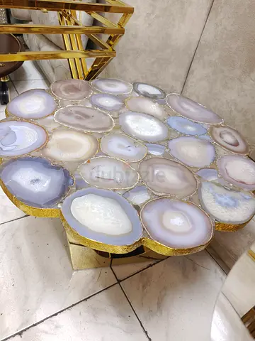 Marmar stone coffe table available flower style