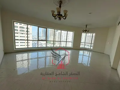 Beautiful spacious 2 bedroom apartment with full panoramic views free AC paid by the owner free parking free gym and pool and built in wardrobes