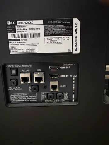LG TV 65
