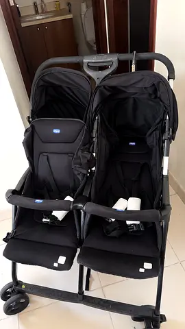 Double stroller Chicco Echo Twin - good condition, ideal for twins