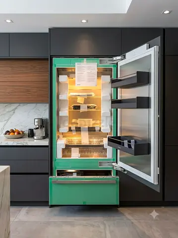 Gaggenau Latest Model 75cm Built-In Fridge & Bottom Freezer Set