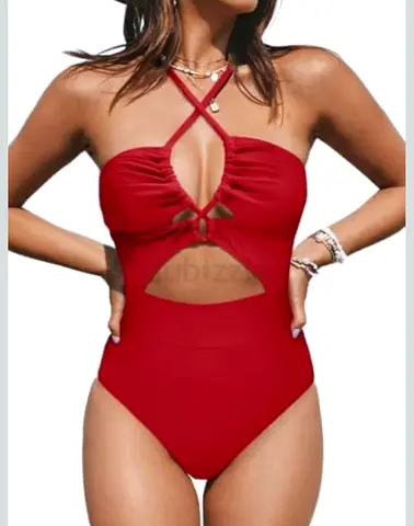 CUPSHE Women's Swimsuit V Neck