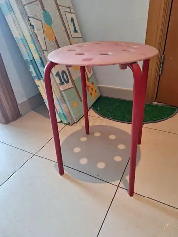 Red stool IKEA